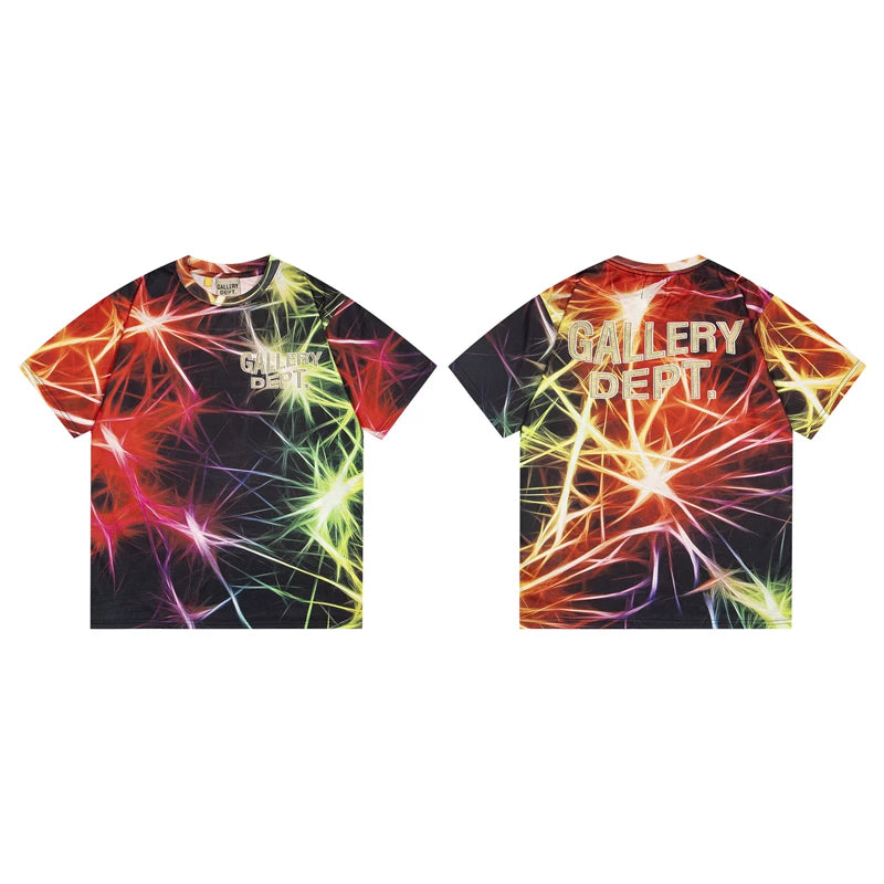 Gallery Dept. Lightning Burst Graphic Short Sleeve T-Shirt - Black/Multi